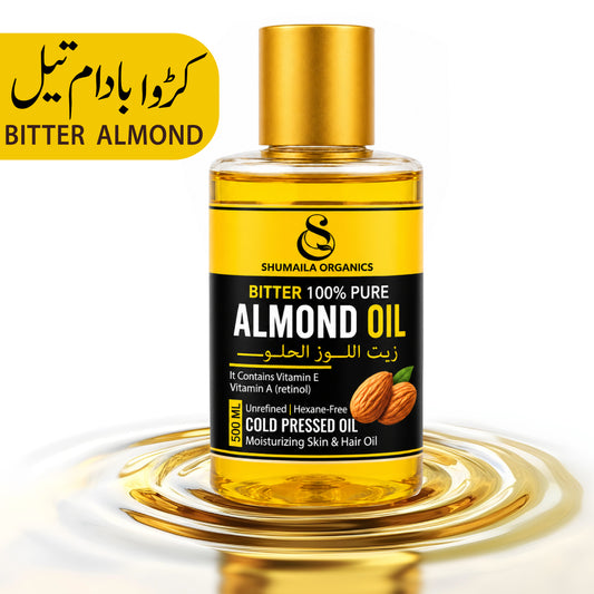 Bitter Almond Oil Pakistan | Detoxified| Shumaila Organics