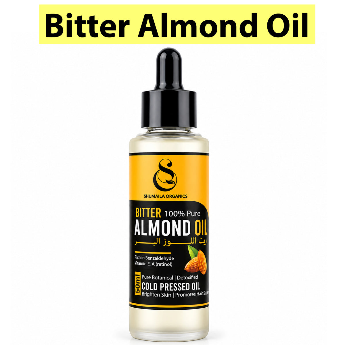 Bitter Almond Oil for Dark Spots & Skin Brightening